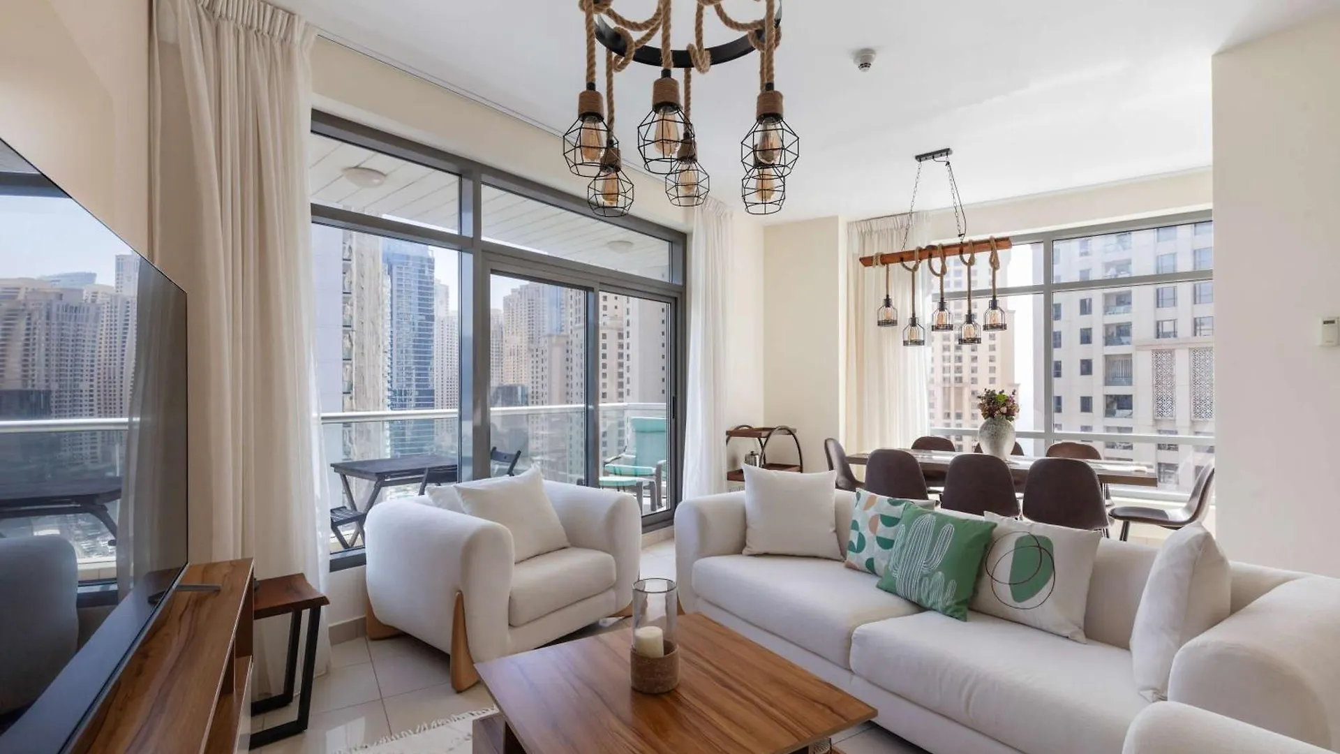 Apartament Beautiful Marina Views 1 Bed Dubaj 0*,